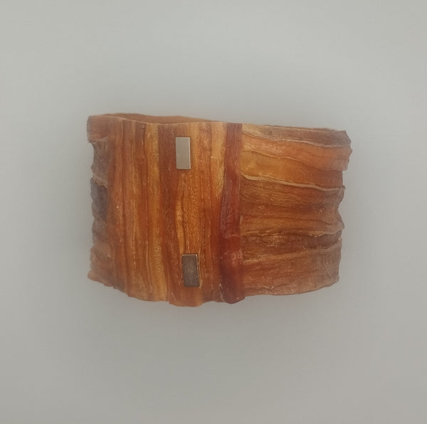 Bracelet aimanté TERRE DE FEU Carotte orange et rouge Stabilisés pour Bras