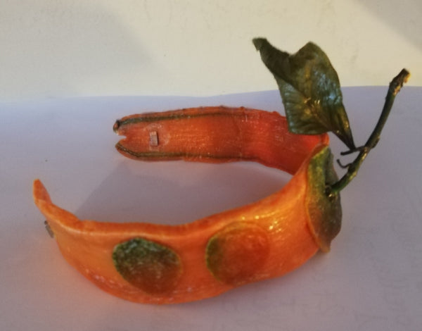 Bracelet Carotte orange et ses Clémentines à queue Stabilisés