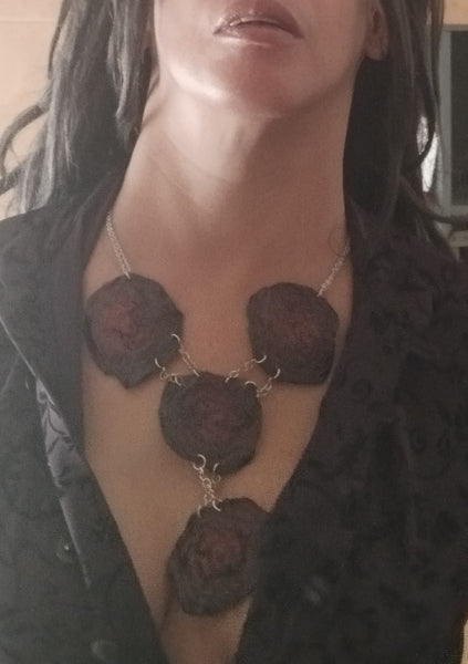 Collier Plongeant RACINE POURPRE Chips de Betterave rouge Stabilisé