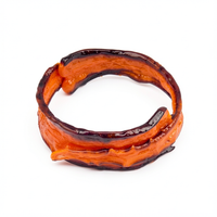 Bracelet TIKAN Carotte bi couleur Orange et prune Stabilisé — 1
