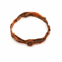Collier Ras-de-cou BARABASSE Aimanté à fleurs en Carottes orange Vieilli Stabilisé — 1
