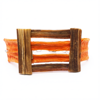 Bracelet CHEYENNE Carotte orange et Son Cadre en pied D'artichaut Stabilisés — 1