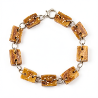 Bracelet PROTECTION DES ANCIENS Perle d'Ail Vieilli Stabilisé — 1