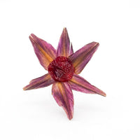 Broche ASTRAÉA Feuille d'Artichaut et son oignon rouge Stabilisés — 1