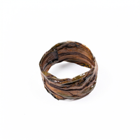 Bracelet CATORI Manchette Feuille de Blette mélangés Stabilisé — 1