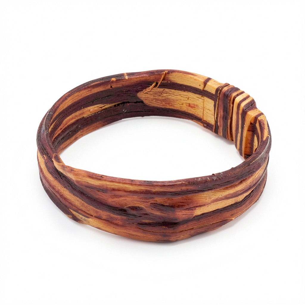 Collier Ras de Cou NIRAYA aimanté en Carotte bi couleurs Prune et jaune stabilisé