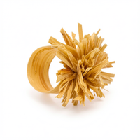 Bague CALYSSA feuille de Maïs Stabilisé — 1