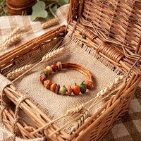 Bracelet Manchette ORACLE DES DUNES Unisexe Aimanté en Carotte sable Stabilisé — 2