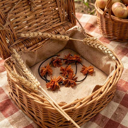 Trois en un AWENA Pompons de Carottes orange Stabilisés