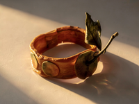 Bracelet HALONA Carotte orange et ses Clémentines à queue Stabilisés — 3