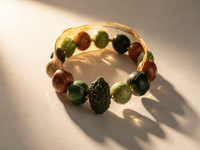 Bracelet Manchette ALTHÉA Blanc de Poireau Stabilisé — 3