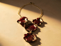 Collier Plongeant RACINE POURPRE Chips de betterave rouge Stabilisé — 3