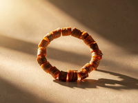 Bracelet ALO Perles Carotte orange sable Stabilisé — 3