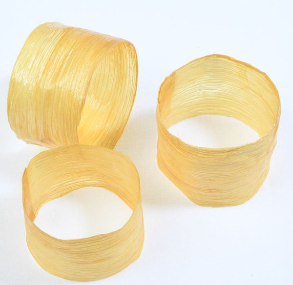 Bracelet Manchette ALTHÉA Blanc de Poireau Stabilisé