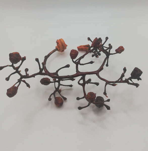 Bracelet ENVOLÉE de raisin vieilli et ses perles de carottes Stabilisés