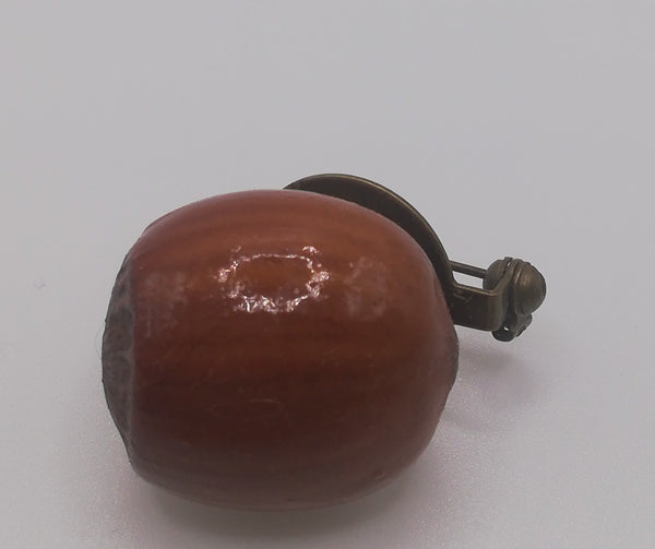 Broche NOÏRA noisette Stabilisé