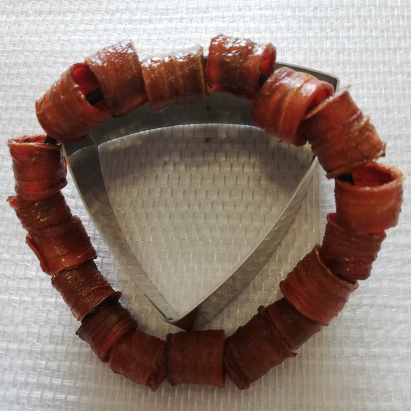 Bracelet Perles Carotte orange sable Stabilisé