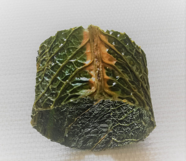 Bracelet  Manchette  SANCTUAIRE DE GAÏA  Chou vert Frisé Stabilisé