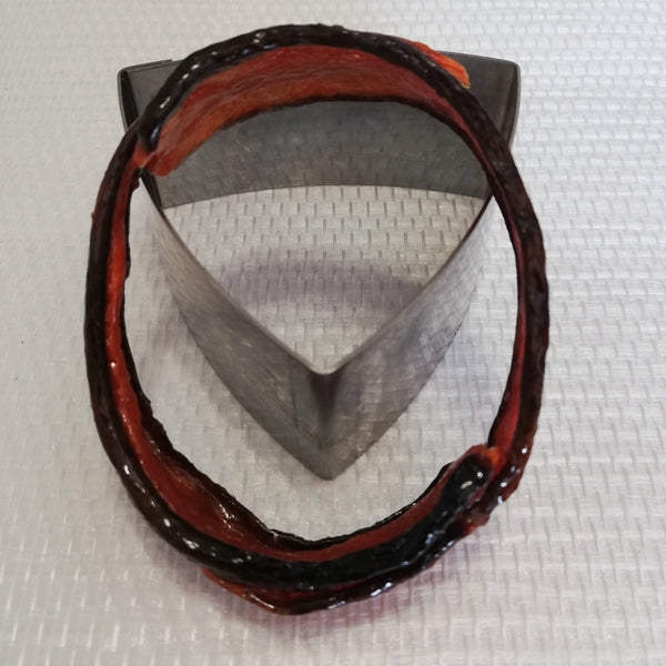 Bracelet TIKAN Carotte bi couleur Orange et prune Stabilisé