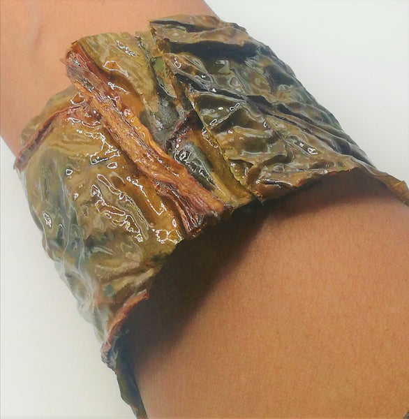 Bracelet Friper de Feuille de Blettes Stabilisé aimanté
