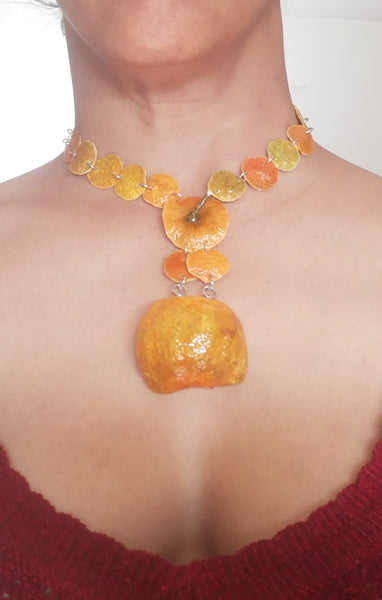 Collier SOLAYA Clémentines Stabilisés recto - verso