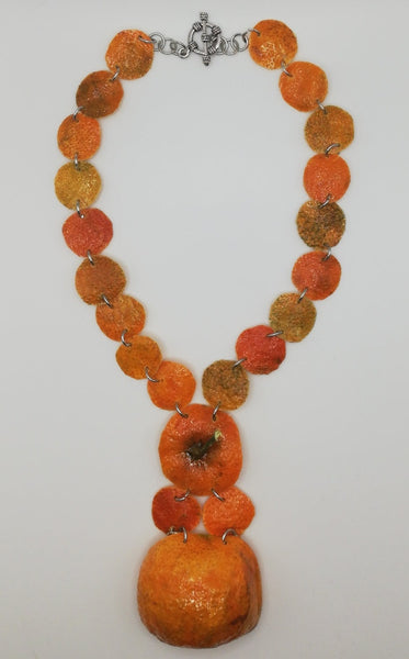 Collier SOLAYA Clémentines Stabilisés recto - verso