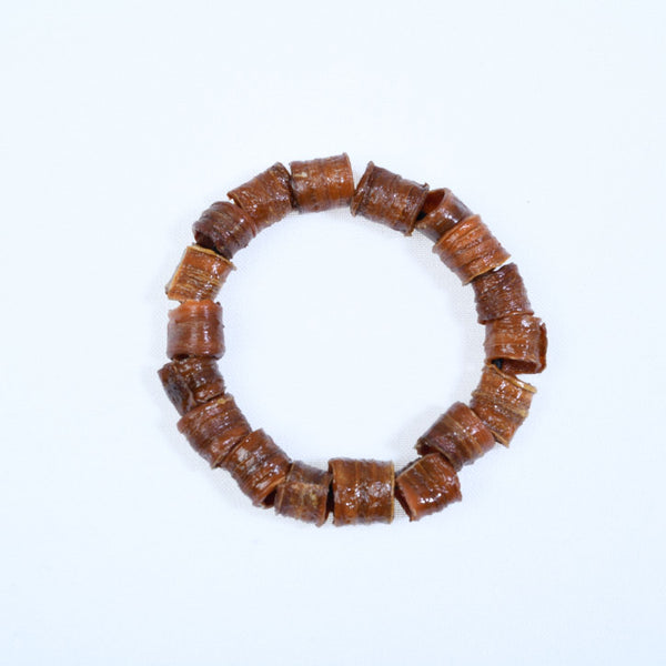 Bracelet Perles Carotte orange sable Stabilisé