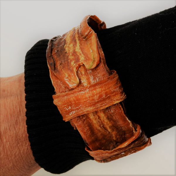 Bracelet ASKA en carottes oranges sable vieilli stabilisé Unisexe